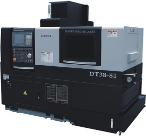 Máquina suíça de torno CNC de 5 eixos duplos Jinake DT38-5 com sistema SYNTEC